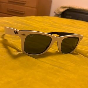 White Ray-Ban Sunglasses